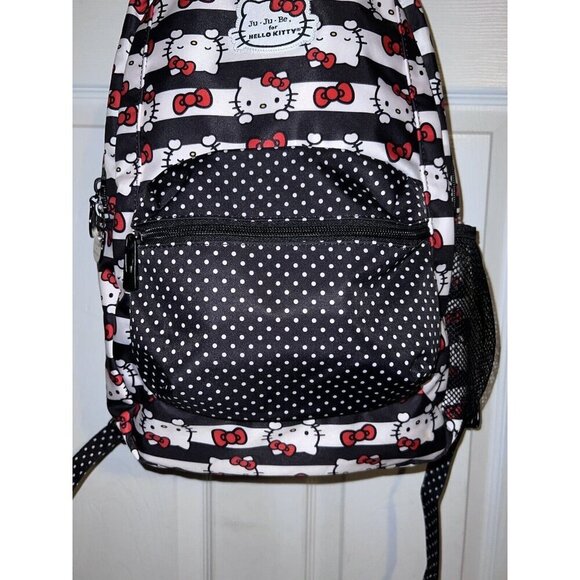 Jujube X HELLO KITTY Be Packed Backpack Dots & Stripes Bookbag Travel - Picture 3 of 16
